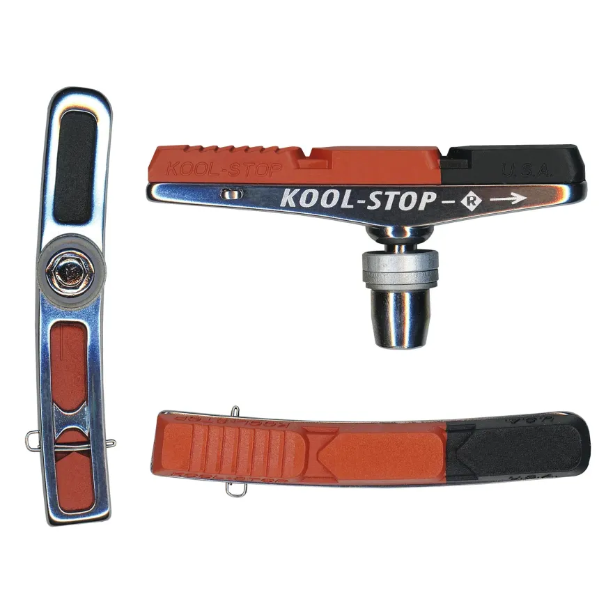 Kool Stop V-Type 2 Pads Threaded - Black