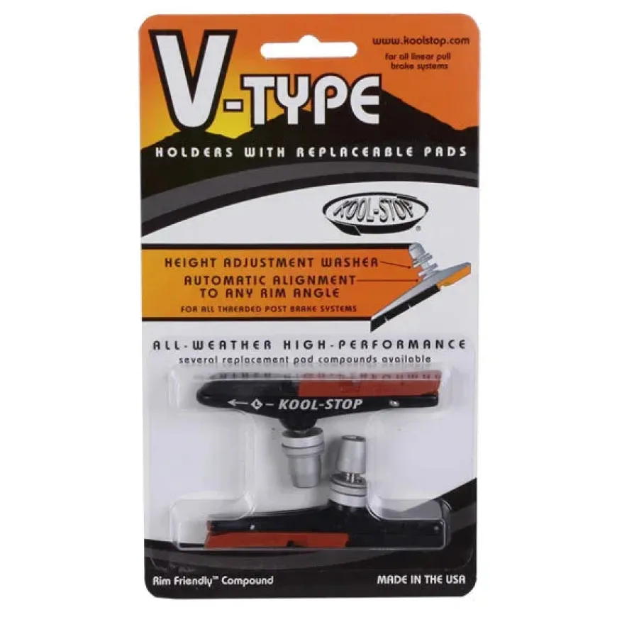 Kool Stop V-Type Pads Threaded - Dual