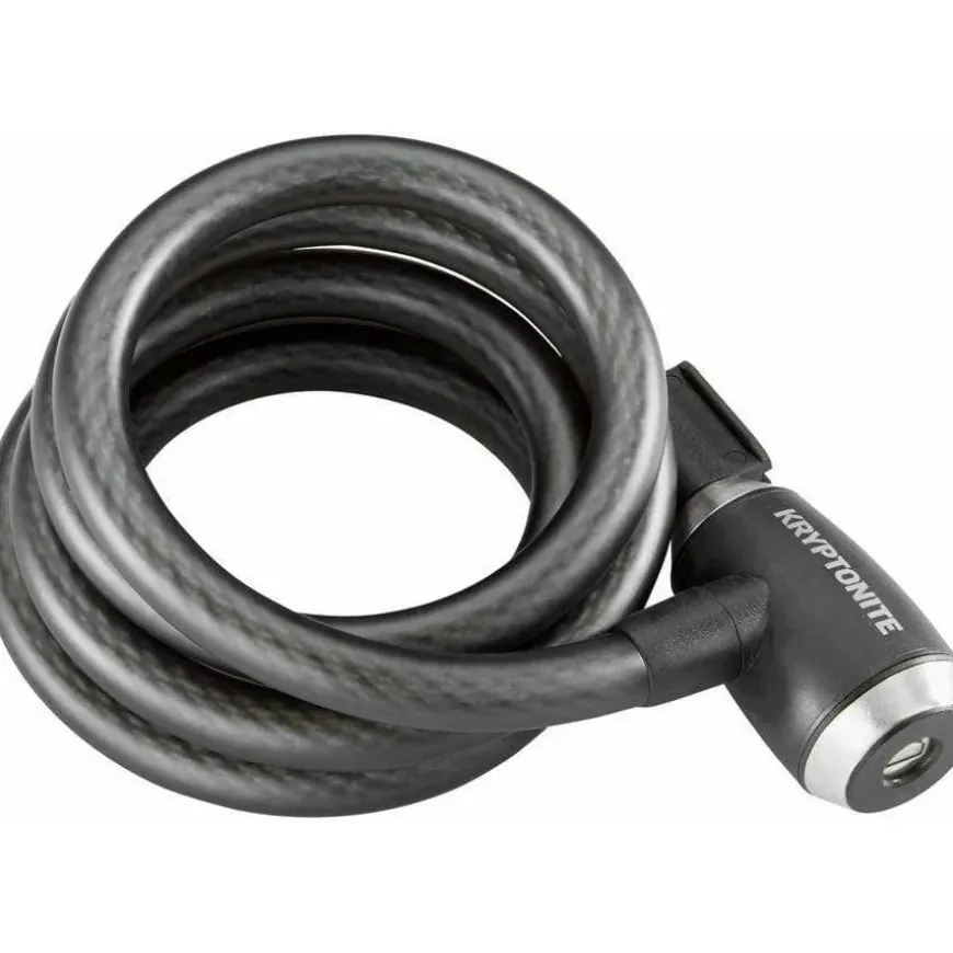 Kryptonite KryptoFlex 1518 Cable Lock - with Key, 6' x 15mm