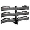 Kuat Piston Pro X Hitch Bike Rack Add-On - 1-Bike LED Lights 4-Pin Plug Kashima Coat Galaxy Gray