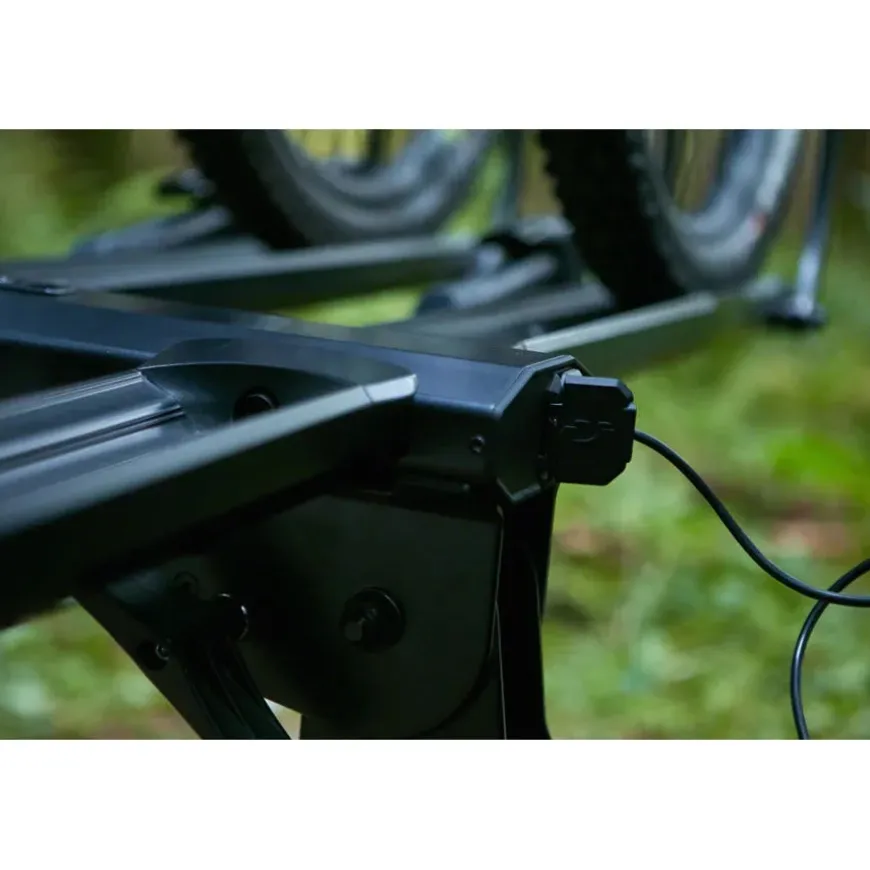 Kuat Piston Pro X Hitch Bike Rack - 2-Bike 2" Receiver LED Lights 4-Pin Plug Kashima Coat Galaxy Gray