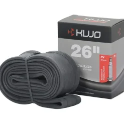 Kujo 26" Presta Valve Bike Tube 48mm - 26" x 1.7-2.1"