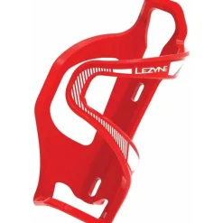 Lezyne Flow Cage SideLoader Left Entry, Enhanced Graphics, Red