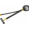 Lezyne Shock Drive Pump with Braided Hose and 400psi Gauge, Black