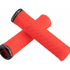 Lizard Skins Charger Evo Grips - Fire Red Lock-On