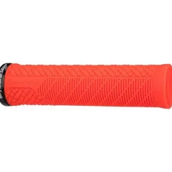Lizard Skins Charger Evo Grips - Fire Red Lock-On