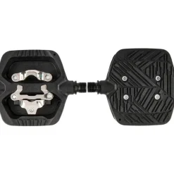 LOOK GEO TREKKING GRIP Pedals - Single Side Clipless Platform Chromoly 9/16" BLK