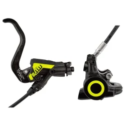 Magura MT8 SL Disc Brake Lever - Front Rear Hydraulic Flat Mount Gray/YLW
