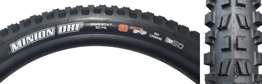Maxxis Minion DHF Tire, 3CG DH Wide Trail E-50 - 29 x 2.5"
