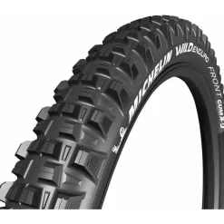 Michelin E-Wild Tire - 27.5 x 2.6 Tubeless Folding Gum-X Black Front Ebike