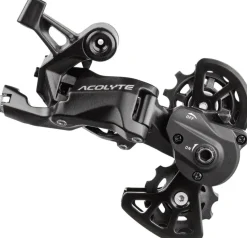 microSHIFT Acolyte Super Short Rear Derailleur - 8 Speed Super Short Cage BLK With SpringLock