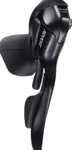 microSHIFT ADVENT Right Drop Bar Shifter Lever - 9 Speed BLK ADVENT Compatible Only