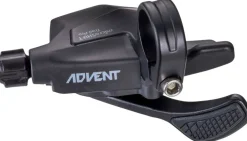 microSHIFT ADVENT Trail Trigger Pro Right Shifter - 1 x 9 Speed Silicone Thumb Pad ADVENT Compatible Only BLK
