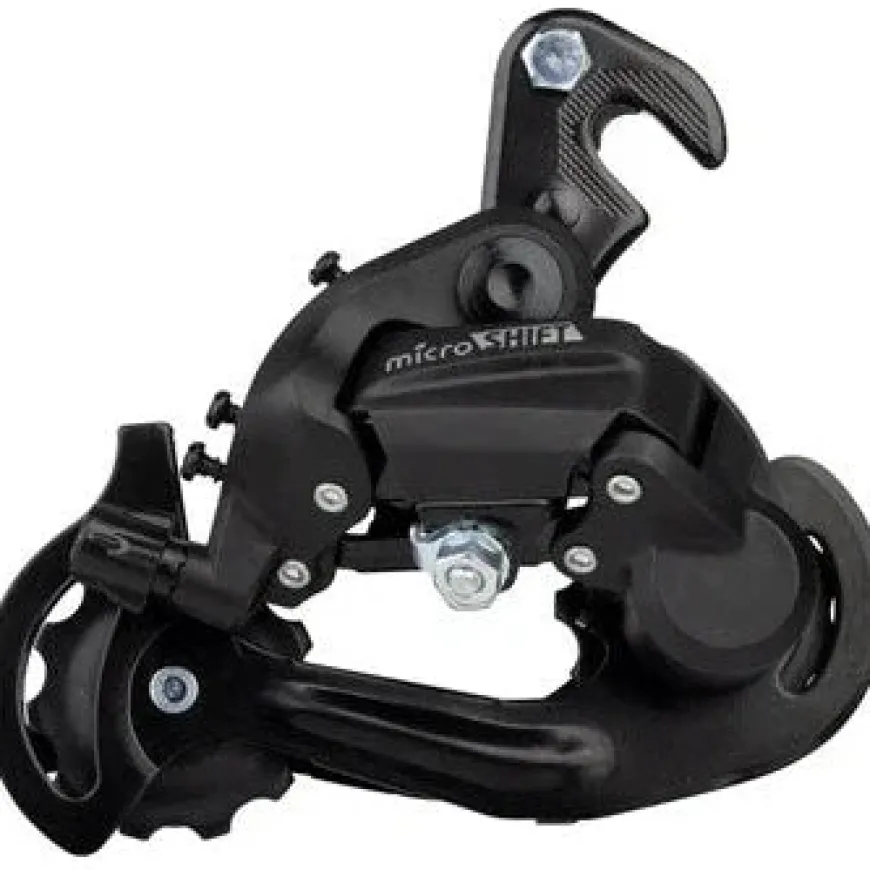 microSHIFT M21 Rear Derailleur - 6,7 Speed, Dropout Claw Hanger