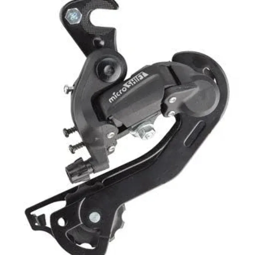 microSHIFT M21 Rear Derailleur - 6,7 Speed, Dropout Claw Hanger
