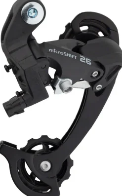 microSHIFT M26 Rear Derailleur - 78 Speed Long Cage Black