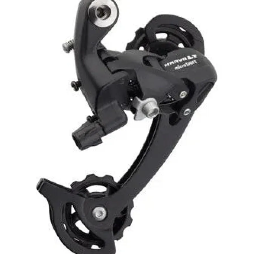 microSHIFT MarvoLT M46 Rear Derailleur - 89 Speed Long Cage Black