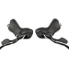 microSHIFT R10 Drop Bar Shift Lever Set - 2 x 10-Speed Shimano Compatible BLK