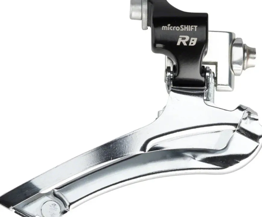 microSHIFT R8 Front Derailleur 7/8-Speed Double 52T Max Braze-On Shimano Compatible
