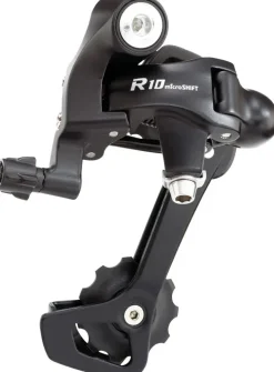 microSHIFT R10 Rear Derailleur - 10 Speed Long Cage Shimano Compatible Black
