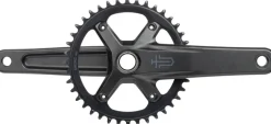 microSHIFT Sword 1x Crankset - 165mm 10-Speed 40t 110 Asym BCD 24mm Spindle BLK