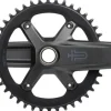microSHIFT Sword 1x Crankset - 172.5mm 10-Speed 42t 110 Asym BCD 24mm Spindle BLK
