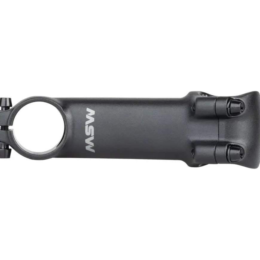 MSW 25 Bike Stem - 31.8 Clamp, +/-25, 1-1/8", Aluminum, Black