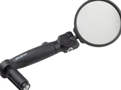 MSW Handlebar Mirror - Flat and Drop Bar HD Glass Lens