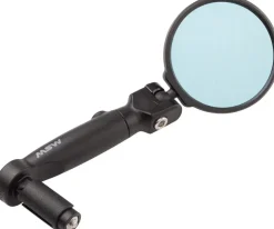 MSW Handlebar Mirror - Flat and Drop Bar Anti-Glare Blue Lens