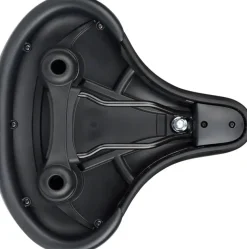 MSW Cruiser Saddle - Memory Foam Soft Touch Cover Steel Black