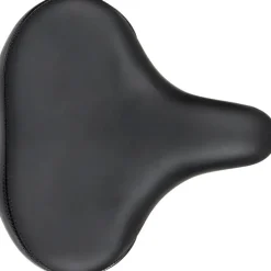 MSW Cruiser Saddle - Memory Foam Soft Touch Cover Steel Black