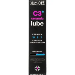 Muc-Off C3 Wet Ceramic Bike Chain Lube - 120ml Drip