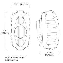 NiteRider Omega 330 Lumen Rear Bike Light