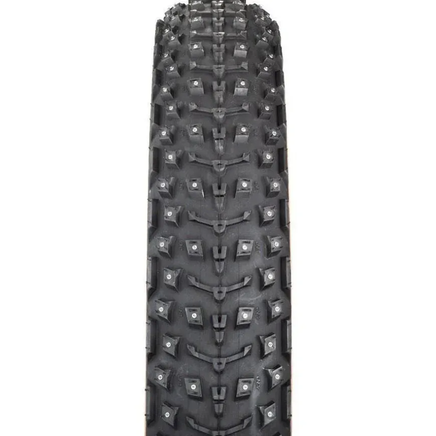 45NRTH Dillinger 5 Tire - 26 x 4.6 Tubeless Folding Tan 60 TPI 258 Concave Carbide Aluminum Studs