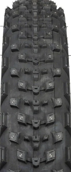 45NRTH Dillinger 4 Tire, 120 TPI 168 Large Concave Carbide Aluminum Studs - 26 x 4.2