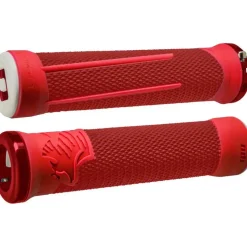 ODI AG2 Grips - Red/Fire Lock-On