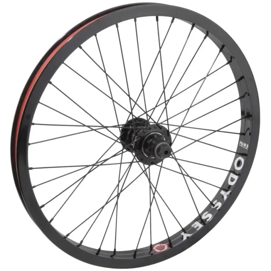 Odyssey Hazard Lite Freecoaster Rear Wheel - 20" 14 x 110mm Rim Brake RHD Freecoaster Hard BLK Clincher