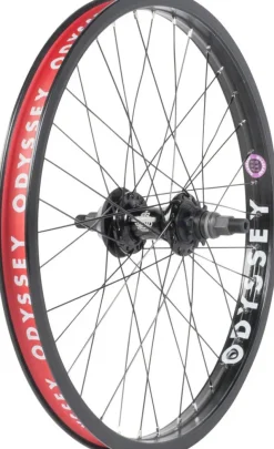 Odyssey Quadrant Rear Wheel - 20" 14 x 110mm Rim Brake Cassette Black