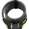 OnGuard Doberman Combo Cable Bike Lock: 6' x 12mm