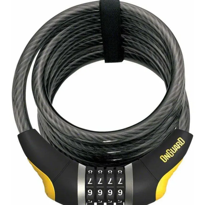 OnGuard Doberman Combo Cable Bike Lock: 6' x 12mm