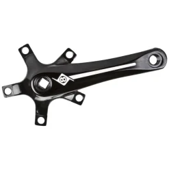 Origin8 Alloy Crank Set 140mm 107 SQR JIS crankset black