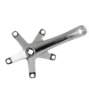 Origin8 Alloy Triple Crank Arm Set 145mm 113.5mm Square Taper JIS crankset silver