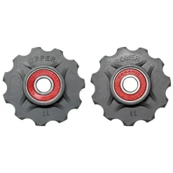 Origin8 Ceramic Bearing Pulley Wheel Set 7/8/9/10/11sp Grey