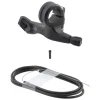 Origin8 Hangtime Dropper Post Lever Kit Flat Bar Remote Lever Black Composite