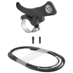 Origin8 Hangtime Dropper Post Lever Kit Drop Bar Remote Lever Black Alloy