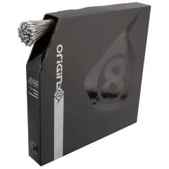 Origin8 SS Slick Polished Road Brake Cable Front or Rear 2800mm 1.5mm SS Silver Box of 100 Road