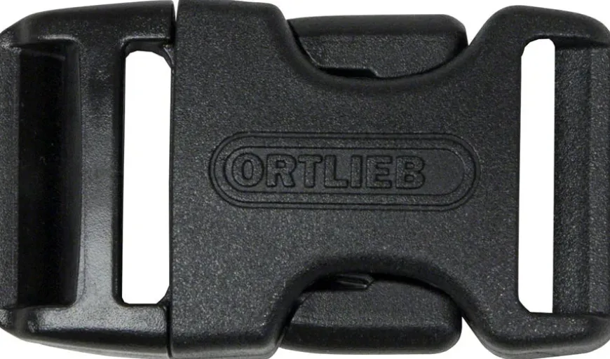 Ortlieb Repair Buckles Fits 25mm Straps. Male Female Buckle Set sold as one pair use on an adjustable strap of webbing BLK