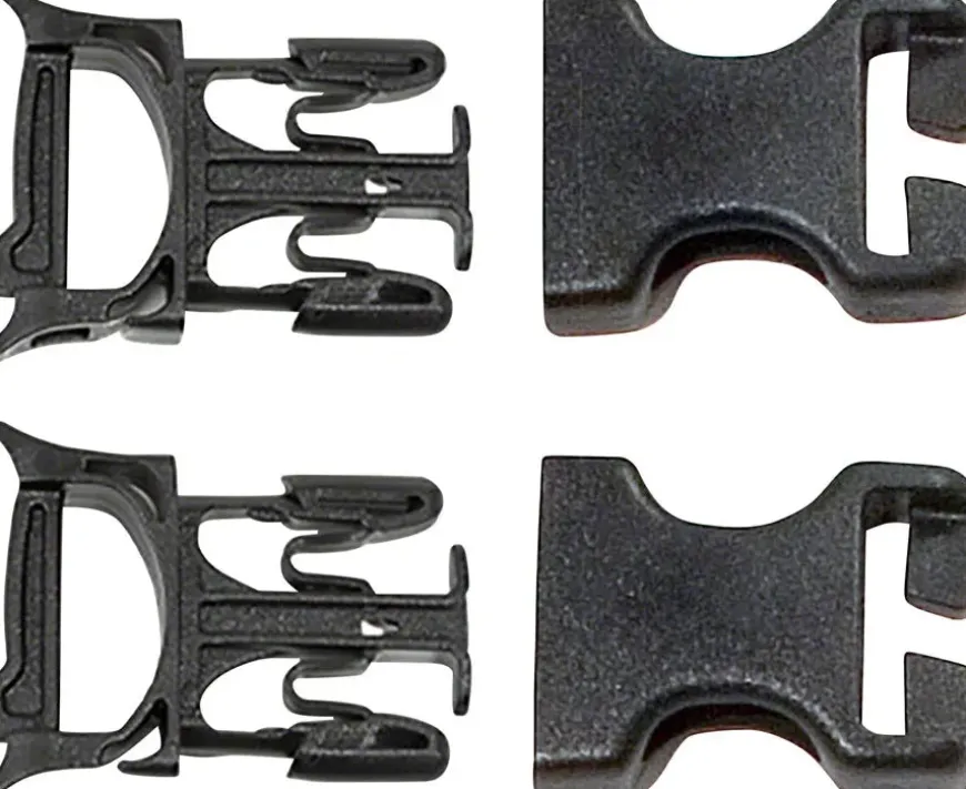 Ortlieb Repair Buckles Fits 25mm Straps. Male Female Buckle Set sold in pairs BLK