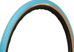 Panaracer GravelKing SK Tire - 700 x 32 Tubeless Folding Turquoise/Brown
