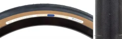 Panaracer GravelKing Slick Tire - 650b x 48 / 27.5 x 1.90 Tubeless Folding BLK/Brown